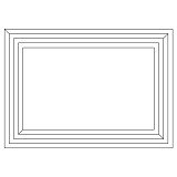 bevel rectangle frame 001